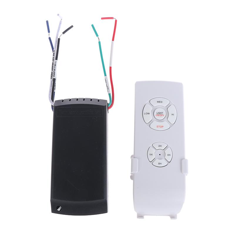 Product Introduction of 110-240V Universal Ceiling Fan Lamp Speed Remote Control Kit Timing Wireless 34