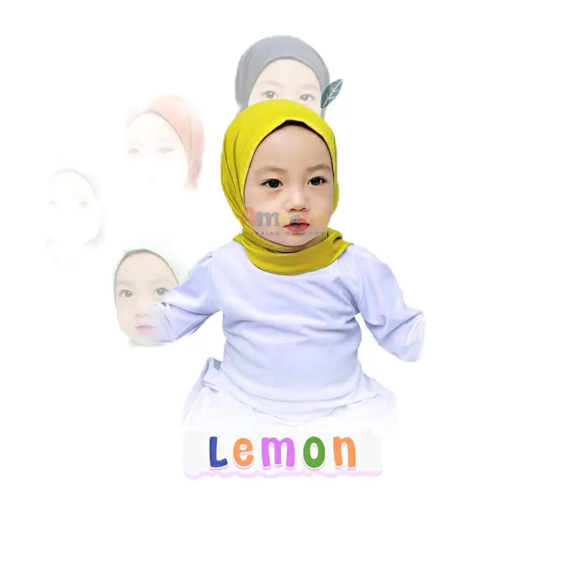 SEGITIGA INSTAN KANCING ANAK ZIYA-SEGITIGA JERSEY USIA 2-5 TAHUN BY DESMONDA Jilbab Muslim Nyaman Kerudung Cantik 5