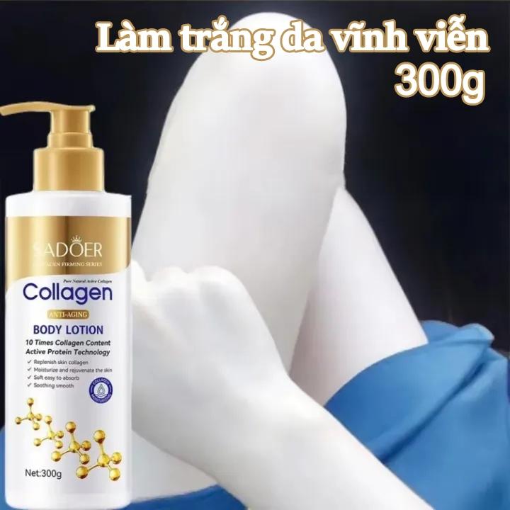 whitening body cream, whitens the entire body 300g, for bathing and body care, moisturizing and whitening skin Collagen Nữ Dưỡng Body Dưỡng Da Body Women Làm Đẹp Da Body Lotion neothera  thâm nách dưỡng trắng body  mizumi