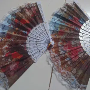 Kipas Gliter Premium Tiongkok China Putih Hitam merah biru pink model jepang spanyol dan korea