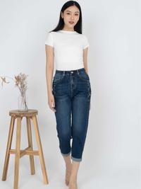 Gambar *Ready Stok* 2023 - Celana Jeans 7/9 S171 (JS) - 27 dari Sisters Fashion Group Kota Administrasi Jakarta Utara 3 Tokopedia