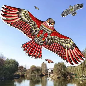 Eagle Kites Layangan Elang Besar – Ukuran 1.2/1.7 M, bahan parasut tahan air, layang kebun dengan tantai, cocok untuk olahraga outdoor dan mainan anak【TOPSLINGS】