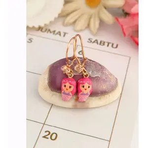 anting anak mermaid batu 1 kadar 8 karat-tokoemasmelatikediriol