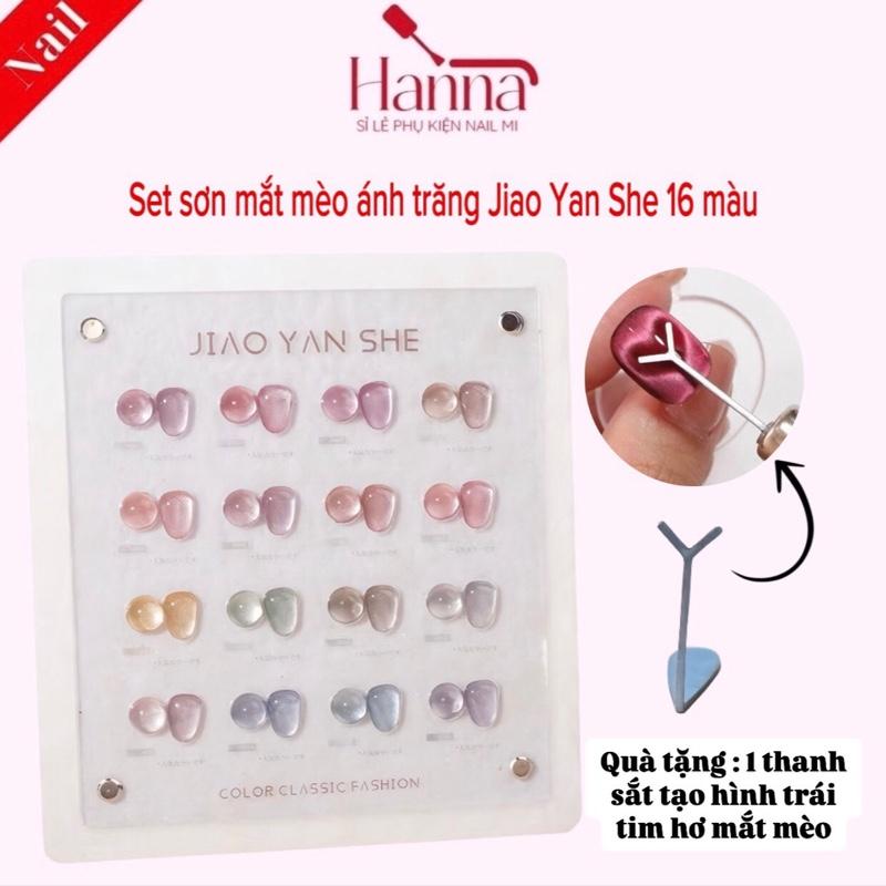  Set sơn gel mắt mèo ánh trăng cực quang 16 màu  tặng bảng màu  Nữ 