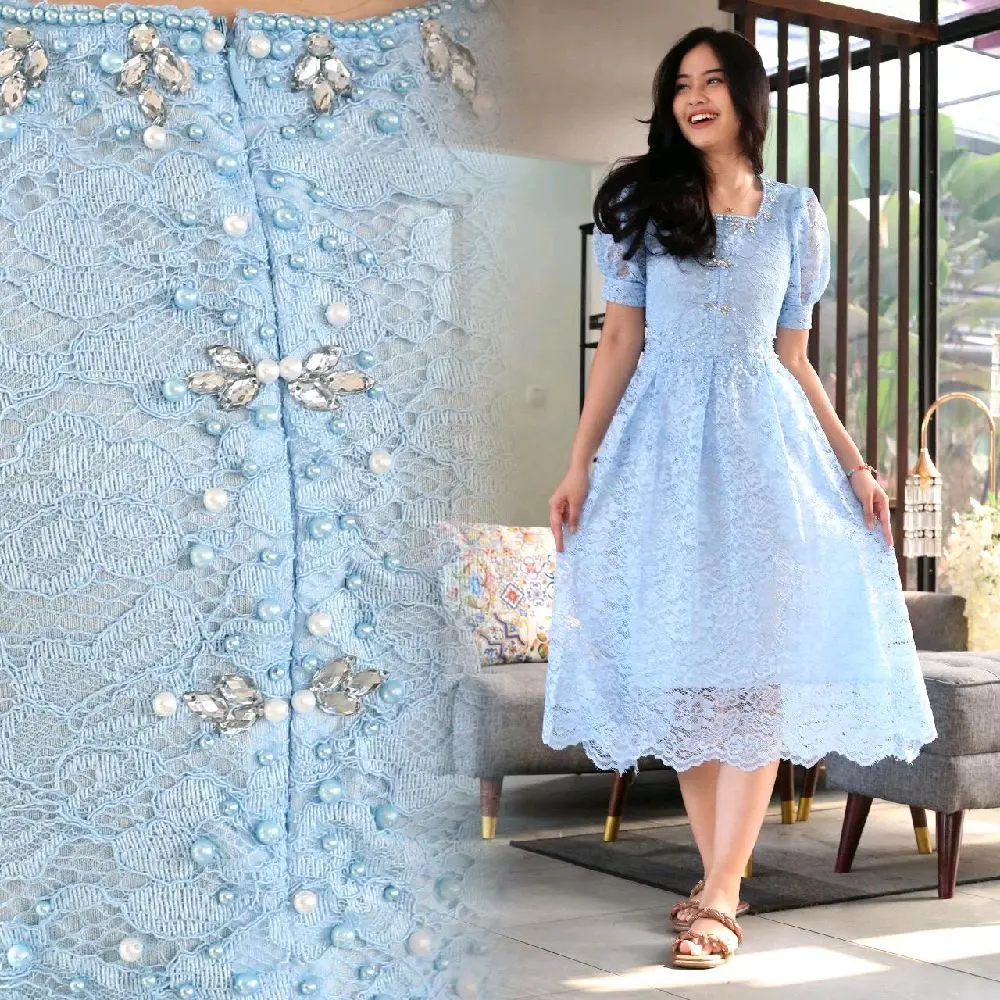 dress brokat modern 8 Inspirasi Dress Brokat Modern 2025 yang Anggun untuk Pesta, Tampil  Menawan dan Elegan