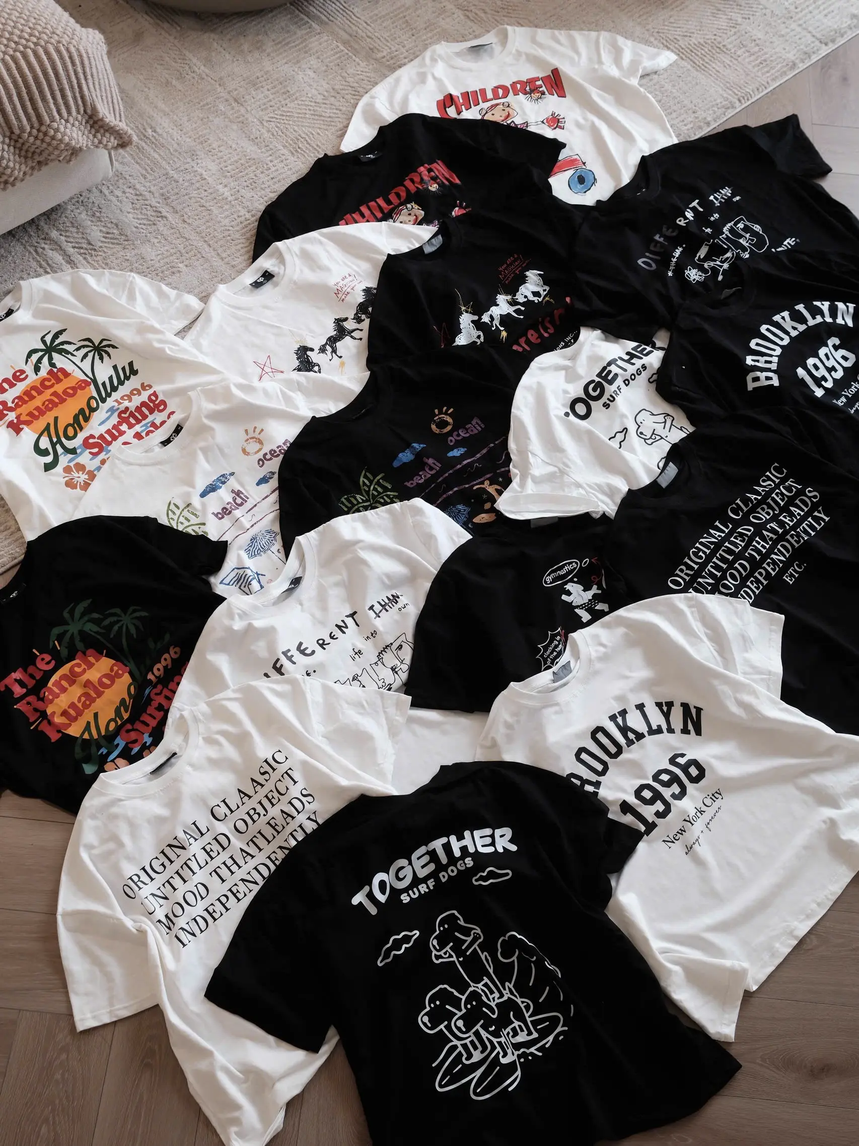 YC1996 – Áo Thun Xược Cotton Mỏng Thoáng Mát Mùa Hè In Nhiều Hình Local Band Unisex