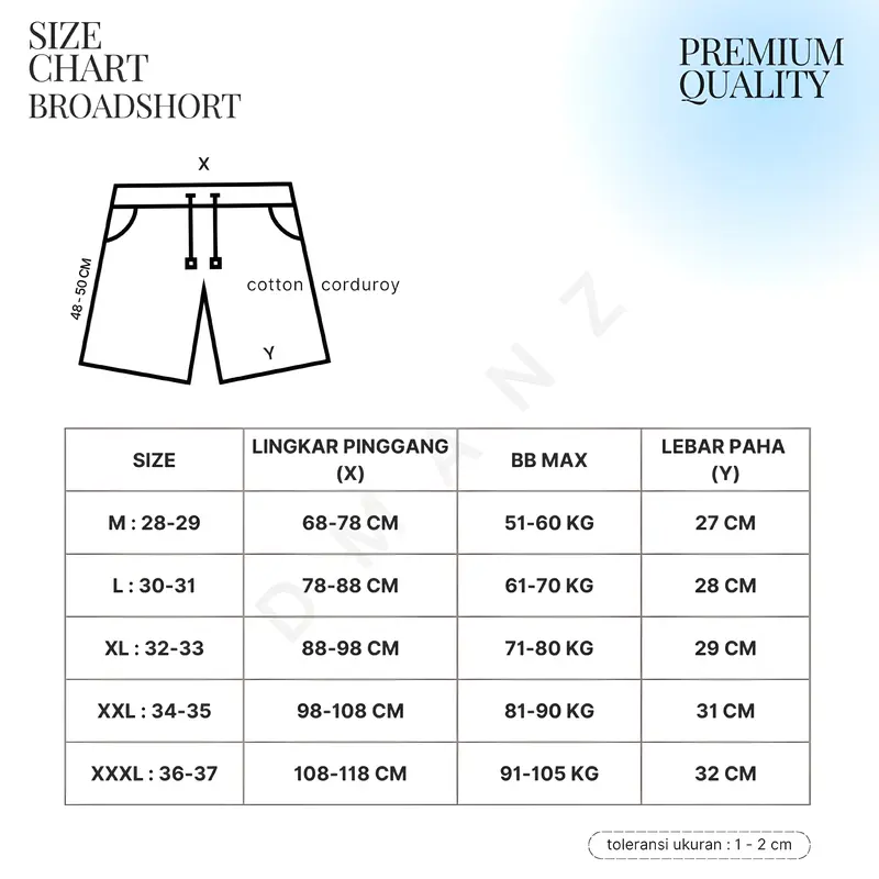 Celana Pendek Corduroy Premium Pria Casual Santai Nyaman Lembut Surfing Distro Chino Katun Shorts Melar 1