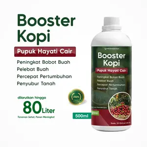 Pupuk Pelebat Buah Kopi Organik Hayati Cair 500ml POC Booster Tanaman Kopi berkualitas Premium Original