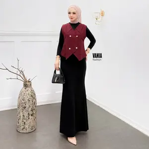 FUJI VEST / VEST BASIC WANITA / Vest SemiWoll Atasan Wanita Crop FUJI Vest Casual