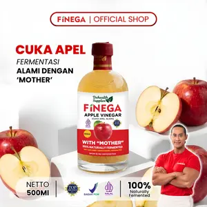 Dehealth Supplies FINEGA CUKA APEL 500ml Kaca