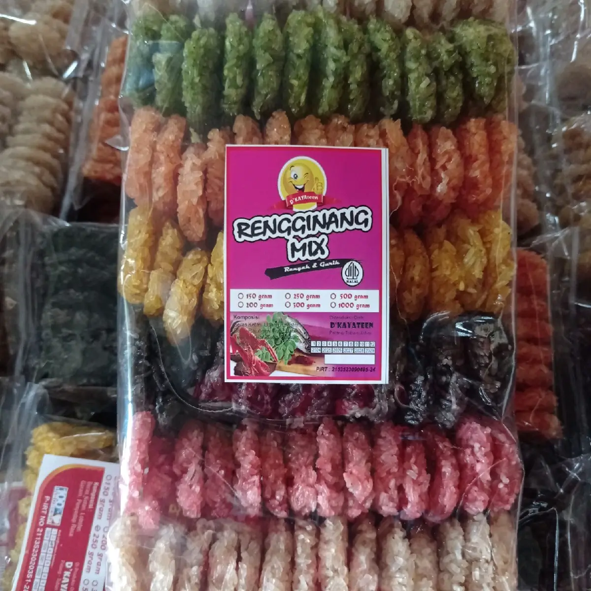 RENGGINANG MIX MENTAH 1kg