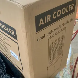 TIXX Air Cooler Portable Multifungsi 15L Tangki Air Besar 12m Jarak Hembusan 3 Kecepatan Angin Timer 12 Jam Roda Dapat Dipindahkan Praktis Untuk Rumah Kantor Toko Pabrik Gudang Kualitas Baik Awet Hemat Energi Aman Dan Nyaman