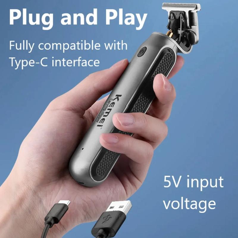 Kemei KM-1757 Hair Clipper 7000RPM 1500MAH Alat Cukur Pangkas Rambut Elektrik KM1757 KM 1757 Mesin Sisir Kumis Jenggot 1