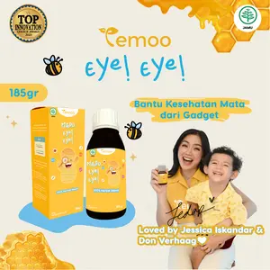 Temoo Madu Eye! Eye! 185 gr - Madu Kesehatan Mata Lutein 15 mg Zeaxanthin 5 mg Vitamin A C E Nutrisi Anak Vitamin Kids T77