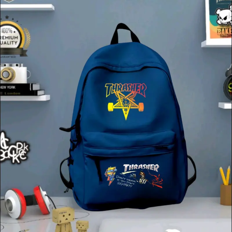 Tas ransel sekolah traser tas ransel gendong +kain cover tas termurah kekinian terbaru Kanvas 3