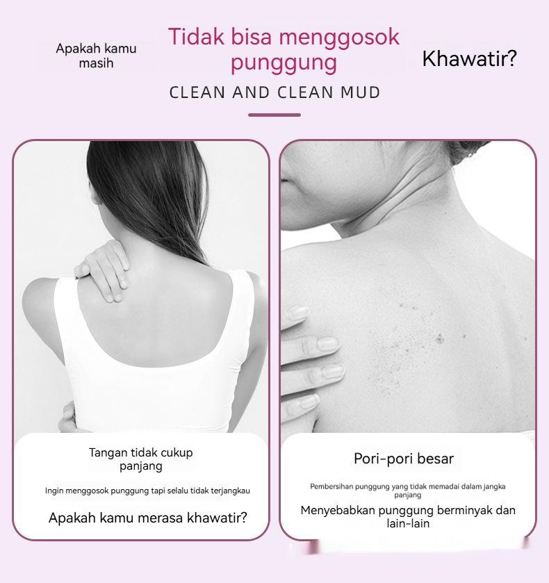 Bola mandi elastis, handuk mandi dua-dalam-satu yang dapat meregangkan punggung, handuk mandi bernilai tinggi untuk menghilangkan lumpur tanpa rasa sakit