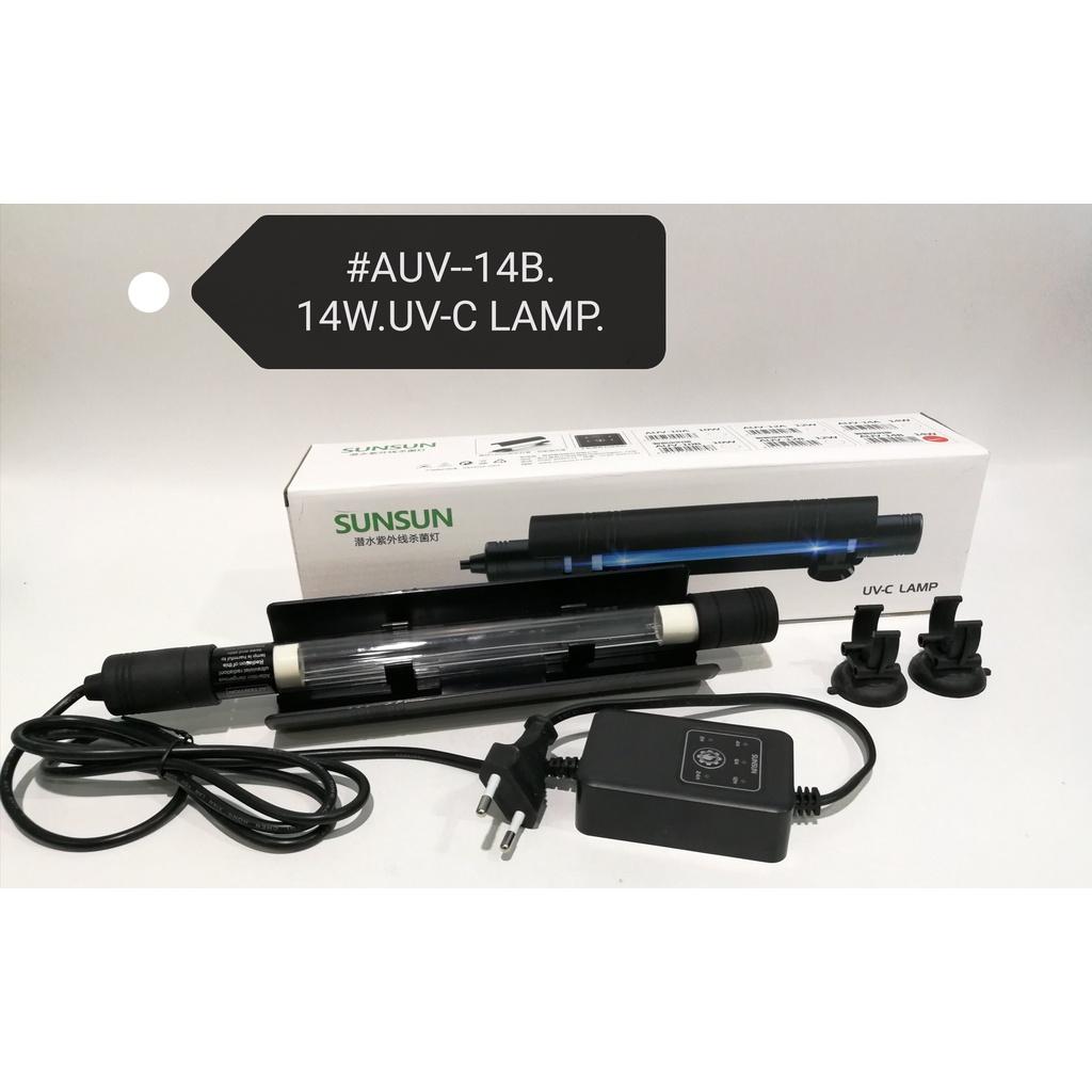 Sunsun AUV-14B 14W UV C Lamp Fish Aquarium Ikan Akuarium Lampu