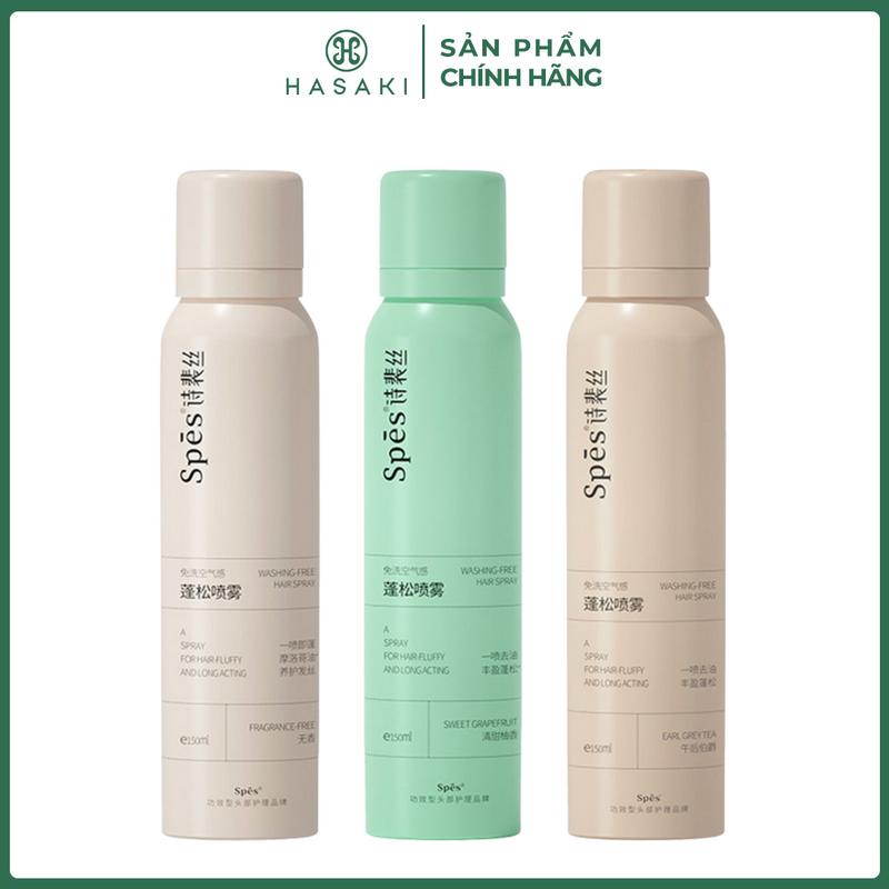  Dầu Gội Khô Spes Dạng Xịt Washing-Free Hair Spray | HASAKI BEAUTY 