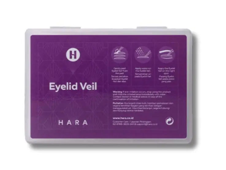 (Ecer) HARA Eyelid Veil X Nanath Nadia skot mata Lem