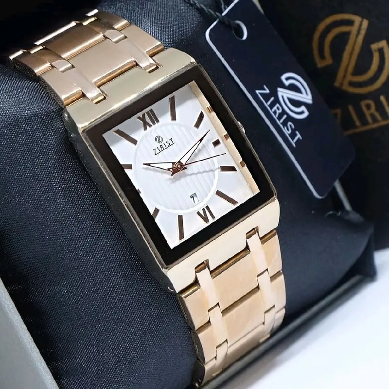 ZIRIST Z19 ORIGINAL JAM TANGAN PETAK PRIA WANITA UNISEX CLASSIC SIMPLE STAINLESS STEEL ORIGINAL GARANSI RESMI 1 TAHUN MESIN DAN BATRAI 5