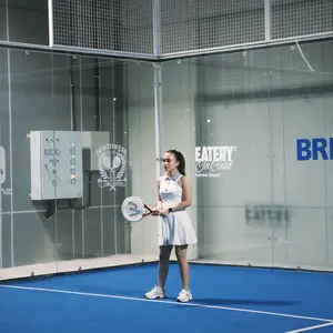 Pakaian Golf Tenis Terusan Rok Wanita Elastis Tanpa Lengan Kerah V-Neck Resleting Serap Keringat Golf Tennis Polo Shirt Skirt