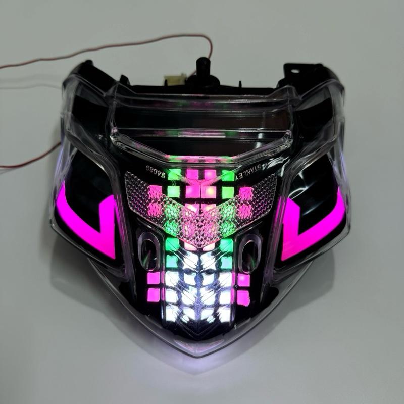 Đèn hậu ma trận wave A 110cc đời 2017 đến 2025 audi A11 pro đổi được màu qua app