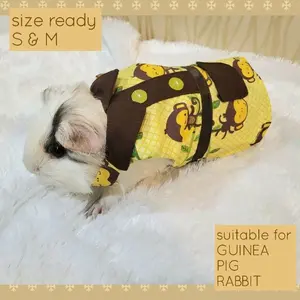 Baju Kelinci Rabbit Marmut Guinea Pig tipe Cute Monkey Pocket Boy