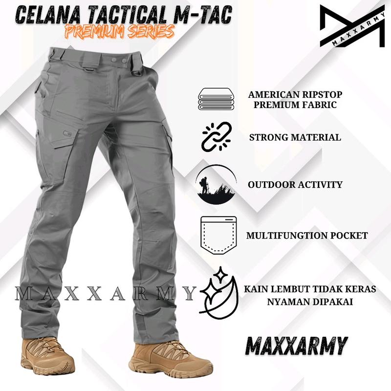 Celana Cargo Pria Model Eksklusif dan Terbatas Anti Luntur - Dewasa Casual Katun Nyaman Santai 1