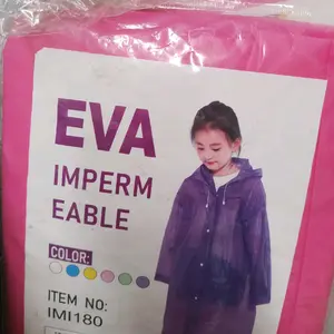 Jas Hujan Anak EVA All Size Terusan - Model Baru