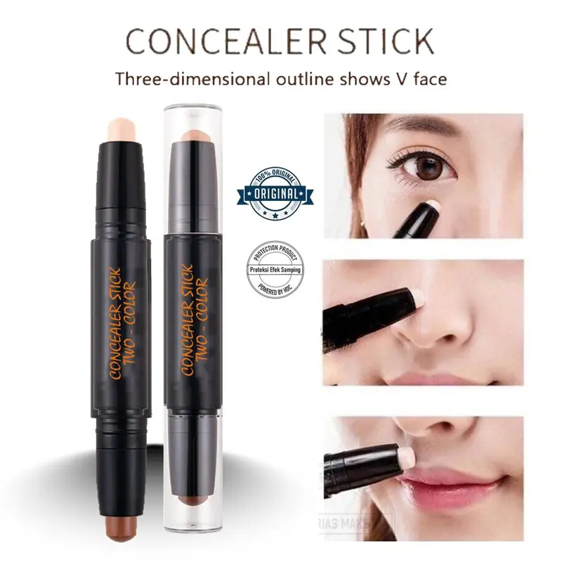 Concealer Stick Highlighter Makeup Wajah untuk Rias Wajah - Bronzer 0