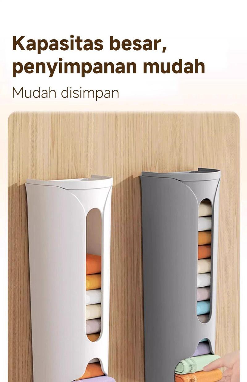 Product Introduction of [Waktu terbatas dan gratis ongkos kirim]【Kotak penyimpanan multifungsi】+【 kotak penyimpanan pakaian dalam】+【kotak penyimpanan bebas pukulan yang dipasang di dinding】 4