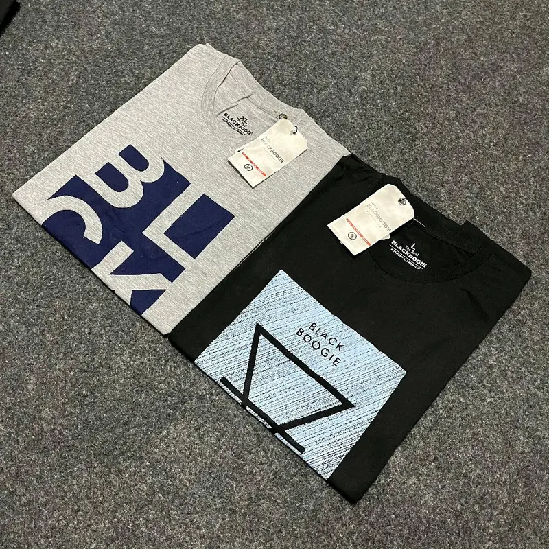 TERMURAH! 2 PCS hanya 50 ribu kaos distro  cowok cewek terbaru campur merek premium 24s pilih warna MLXLXXL3XL Keren Sablon 3
