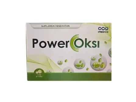 Power Oksi 1 Box 30 Tablet - Suplemen Stamina & Kesehatan 1