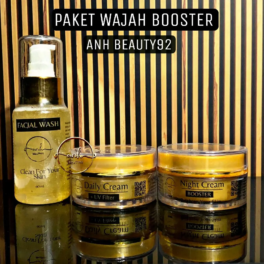 PAKET SKINCARE ANH BOOSTER FREE POUCH