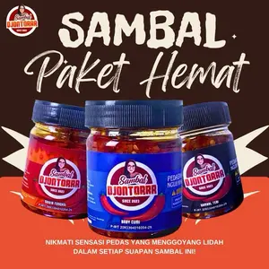 Sambal DJONTORRR Baby cumi,Tongkol,Teri Medan 110 gram Food Masakan