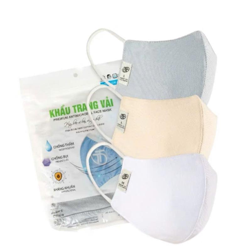  1 Cái Khẩu Trang Vải  3 lớp thoáng khí chống bụi khẩu trang chống nắng màu ngẫu nhiên 