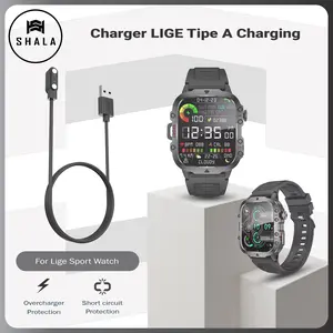Kabel Charger Lige Sport Smartwatch Tipe A Charging