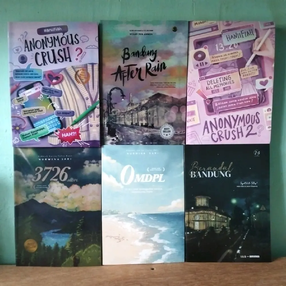 Buku / Novel Remaja / Wattpad Best Seller / Anonymous crush 1&2 / 0 MDPL / Bandung After Rain / 3726 MDPL / Berandal Bandung / 0 MDPL