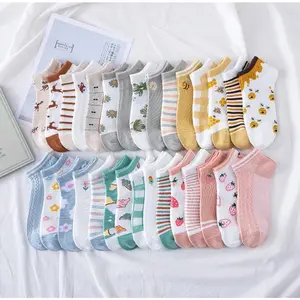 6 PASANG KAOS KAKI MATA KAKI MOTIF DEWASA PRIA WANITA / KAOS KAKI PENDEK RANDOM MURAH