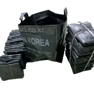 8pcs planterbag 35liter hitam hijau tebal kuat dan tahan hingga 10th[ Pot[ Kotak[ Tanaman Keramik
