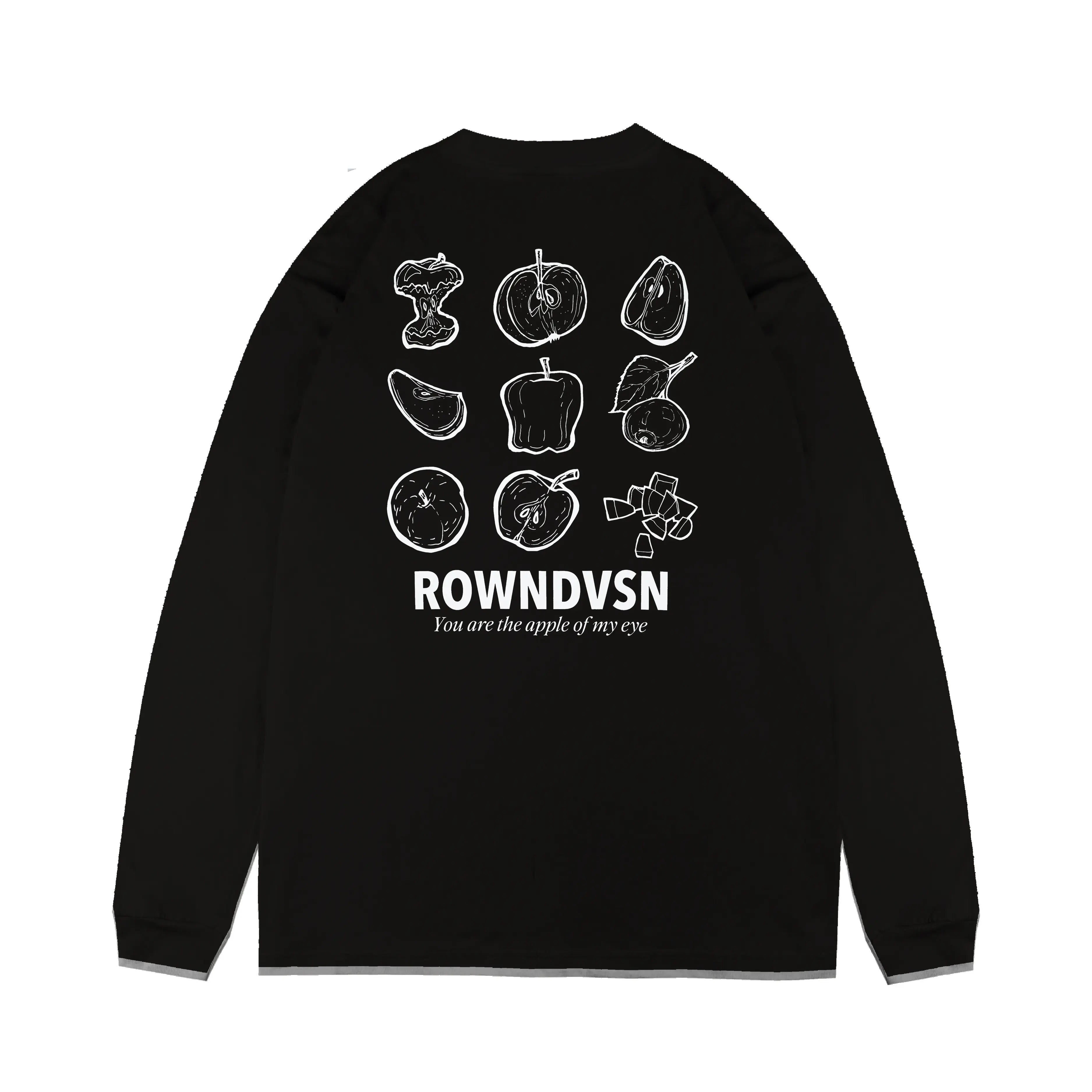 (NEW ART) Rown Division Longsleeve Appleto Black Combed