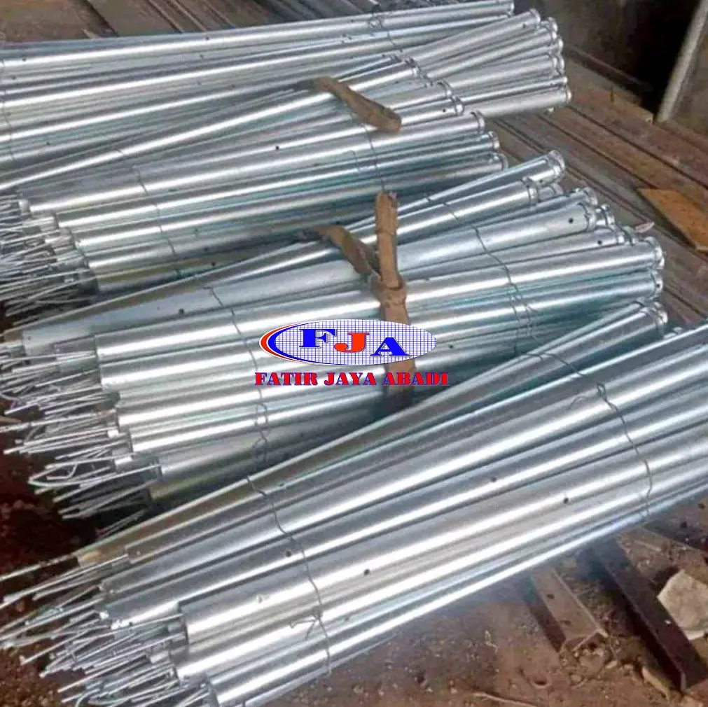 Tiang Pagar Brc Tinggi 200 cm Hot Dip Galvanis - Harga Murah