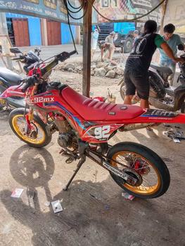 Product Review of Seat Cover jok Bungkus Jok Sarung Jok Kulit Jok Trail Supemoto Merah Red SuperSub Waterproof Anti Air Untuk CRF KLX Dtracker WR Motor Motorcycle Supermoto from R** 0
