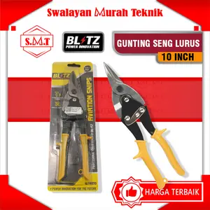 Gunting Seng Baja Ringan BLITZ Aircraft 792 Lurus 10" Aviation Snip