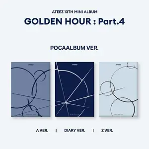 [PO] ATEEZ - 13th Mini Album [GOLDEN HOUR : Part.4] (POCAALBUM Ver.) Official