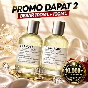 Promo Dapat 2 100ML Parfum Scandalous Dhnl Blue scandal Parfum Wanita Pria 100ML