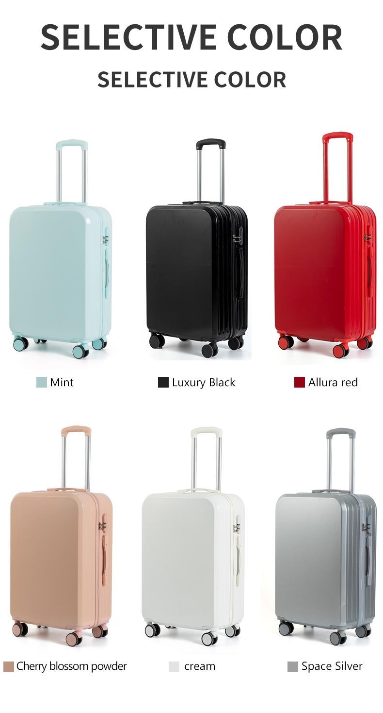 998 High-Fashion Bestseller Luggage: Combination Lock Carry-On Suitcase, Travel Case, Hard-Shell Trolley