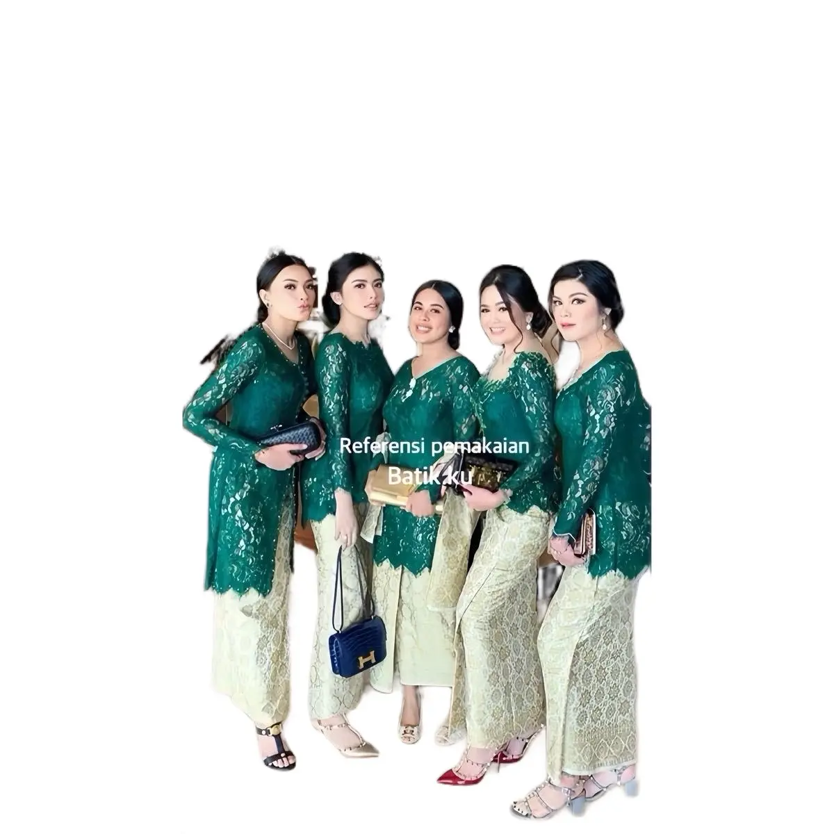 Hameedah - Rok Lilit Batik Songket Palembang Modern Wrap Skirt Jarik Untuk Pesta Wisuda dan Kondangan Muslim Wanita Bawahan Hitam Panjang Motif Dewasa