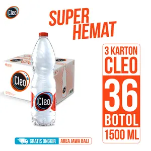 Air Murni Cleo 1500 3D - Bundling Hemat 3 Karton