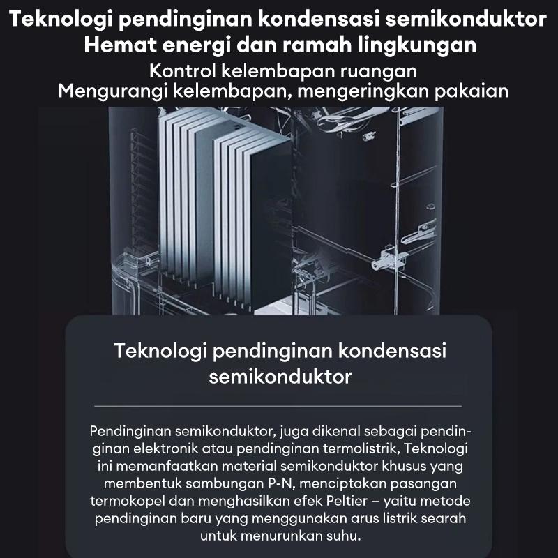 [COD] Tixx Dehumidifier kamar Tangki Air 2.5L Transparan 3 in 1 Serap Kelembaban Udara Atasi Lembab & Jamur Keringkan Pakaian Udara Segar Ion Negatif Aromaterapi Suara Senyap Auto Stop Alarm Low Watt Hemat Daya Praktis Mudah Dioperasikan